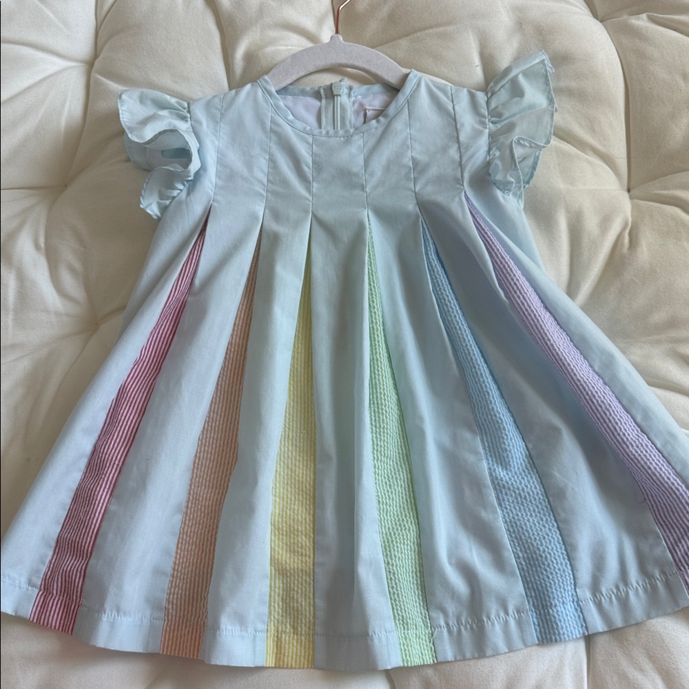 The Yellow Lamb Rainbow Panel Dress